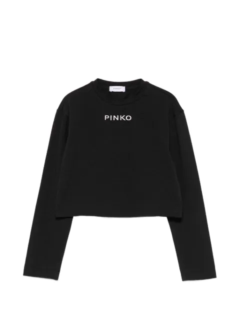 Pinko Kids camiseta con logo bordado