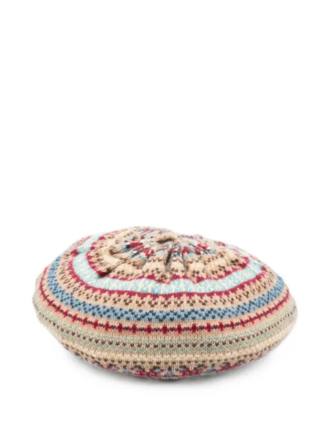 POLO RALPH LAUREN KIDS Fair Isle knit beret