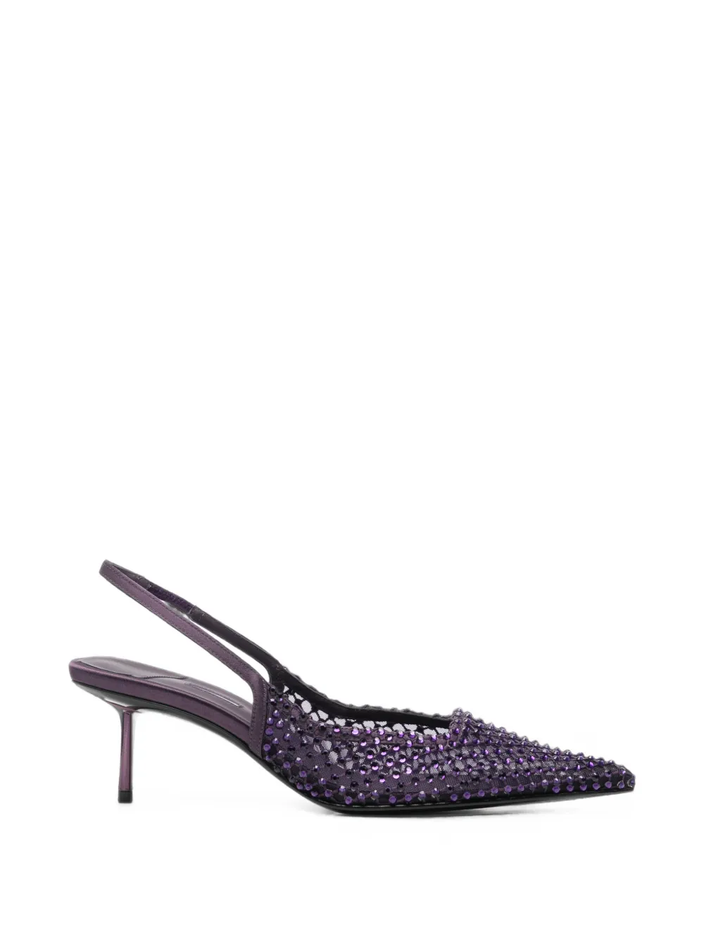 Le Silla crystal-embellished mesh pumps