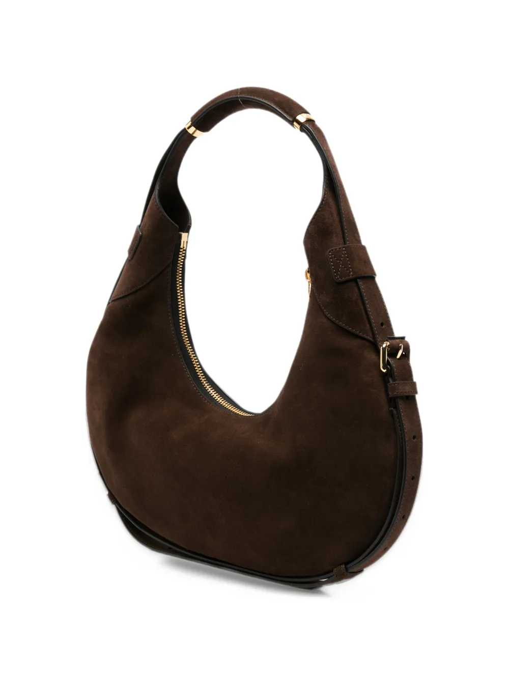 Moschino suede shoulder bag Bruin