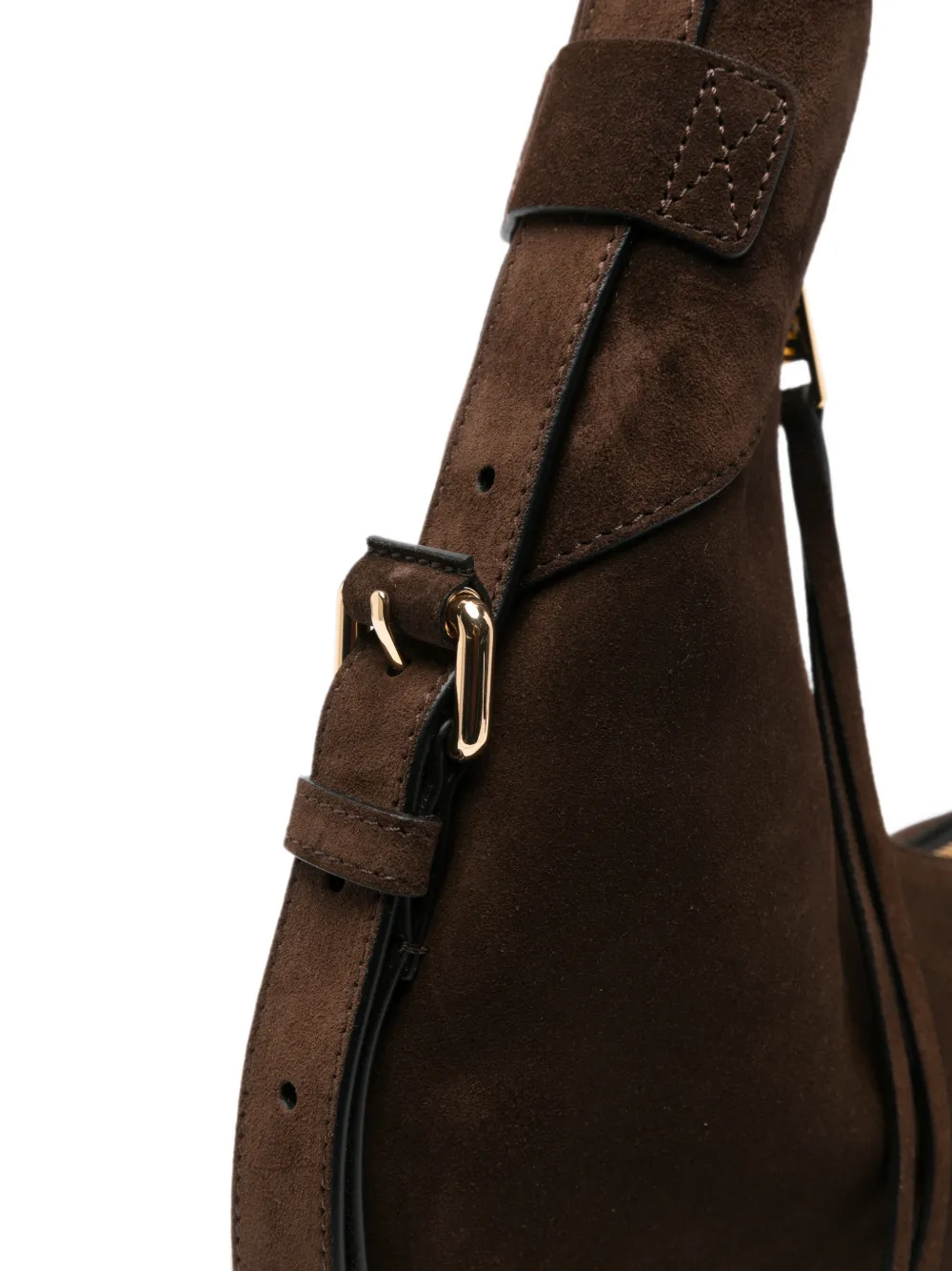Moschino suede shoulder bag Bruin