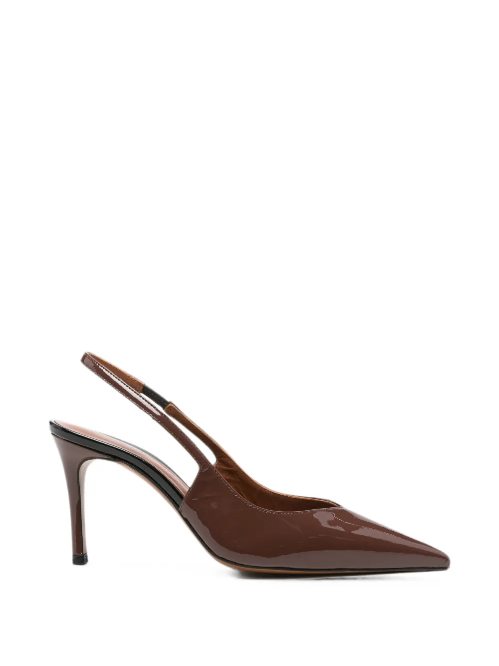Roberto Festa pointed-toe slingback leather heeled pumps Bruin