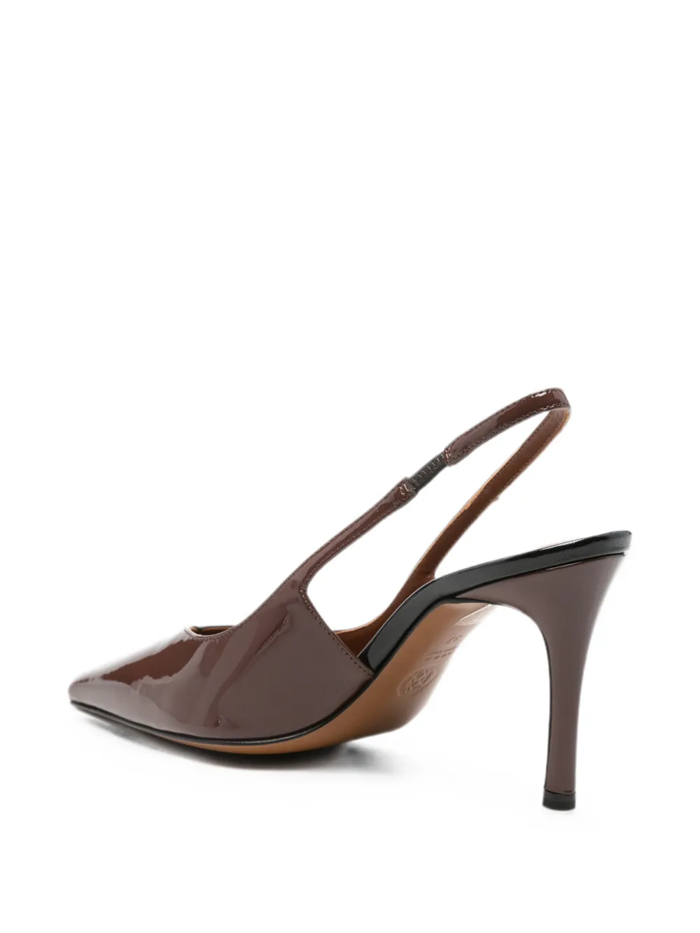 Roberto Festa pointed-toe slingback leather heeled pumps Bruin