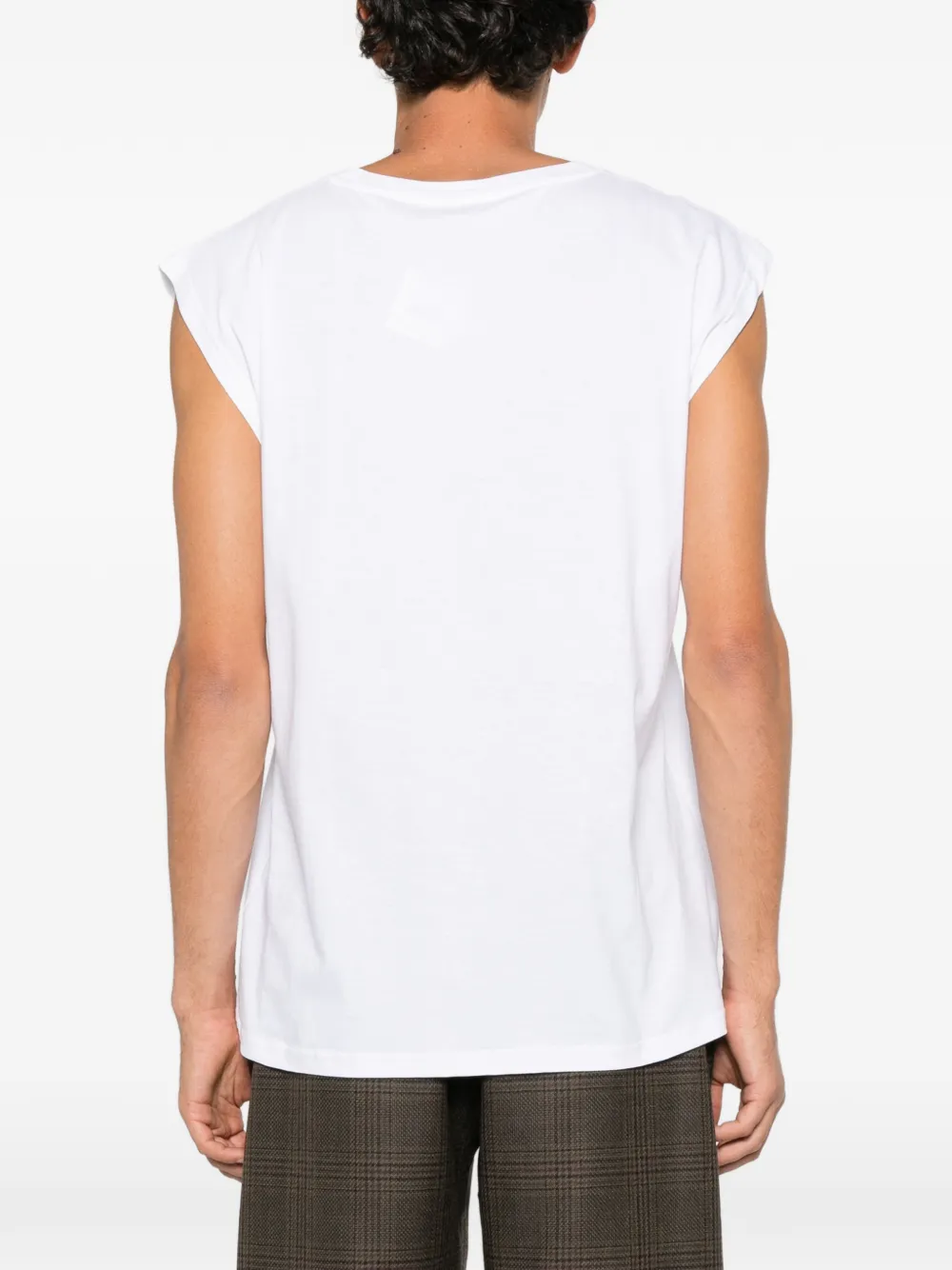 Moschino logo-print T-shirt Wit