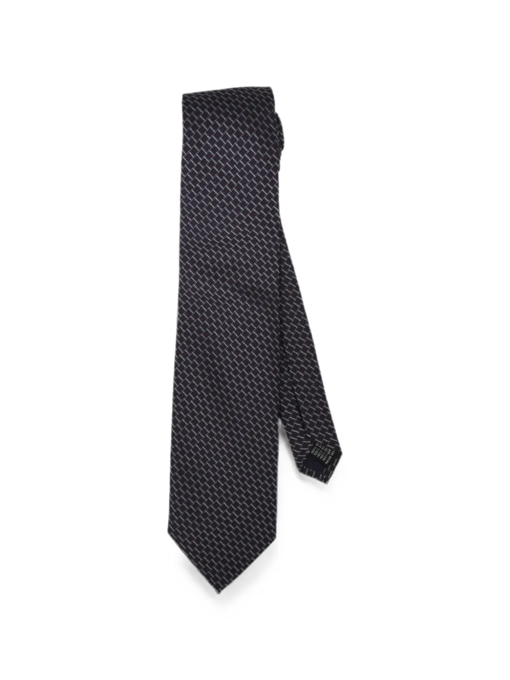 Pal Zileri geometric-pattern silk tie - Rot