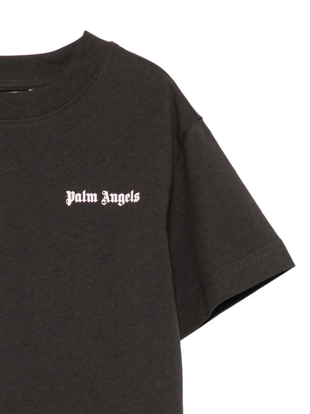 Palm Angels Kids T-shirt met logoprint Zwart