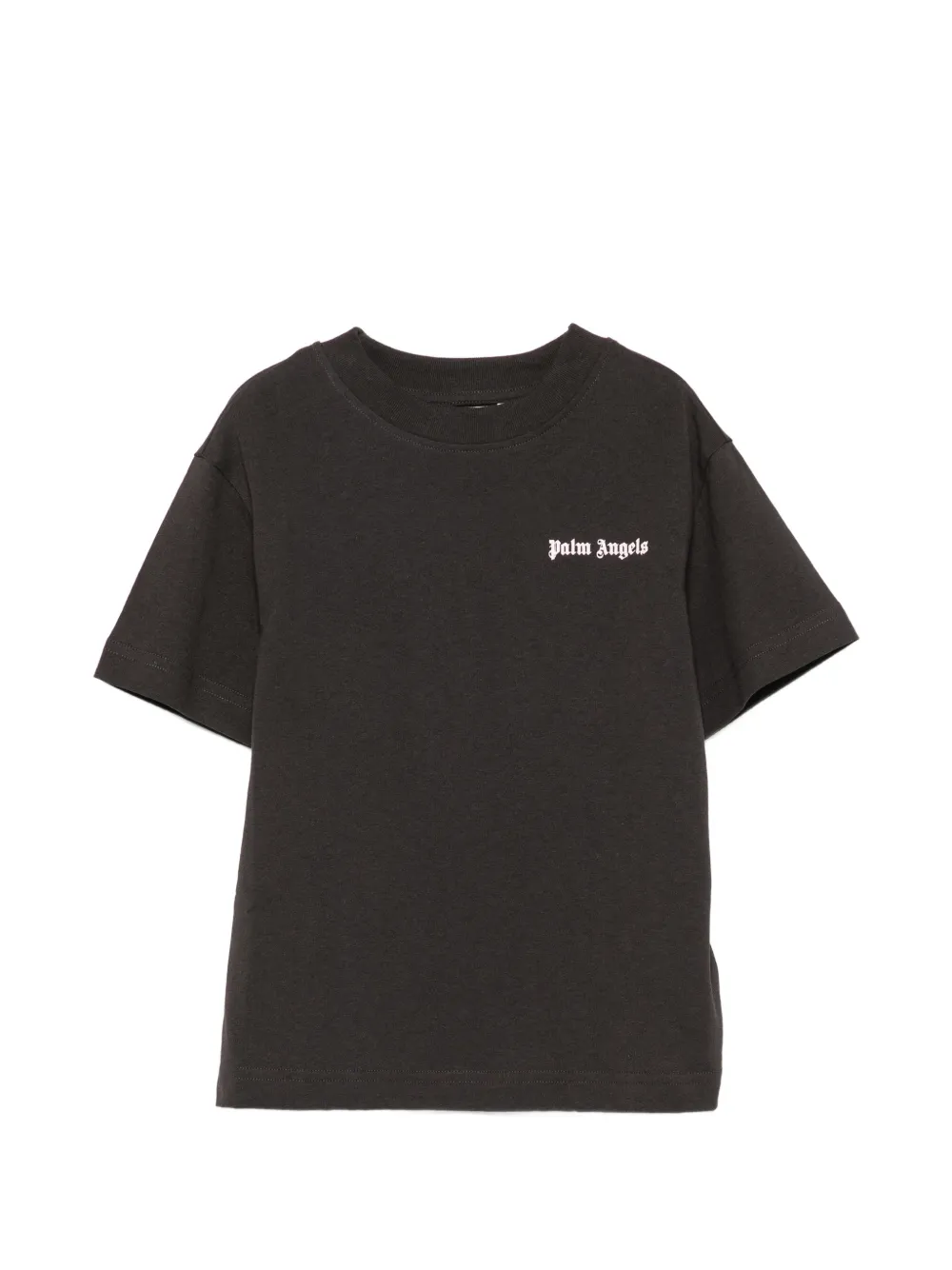 Palm Angels Kids logo-print T-shirt - Nero