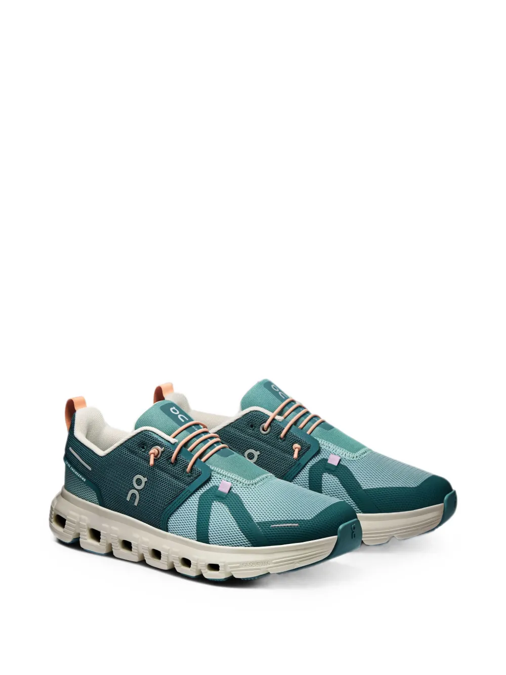On running kids Cloud Sky 2 mesh sneakers Blauw