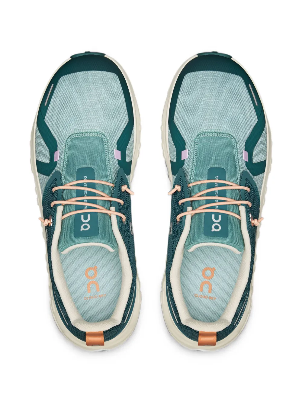on running kids Cloud Sky 2 mesh sneakers Blauw