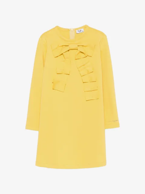 Il Gufo bow-detail ruffled dress