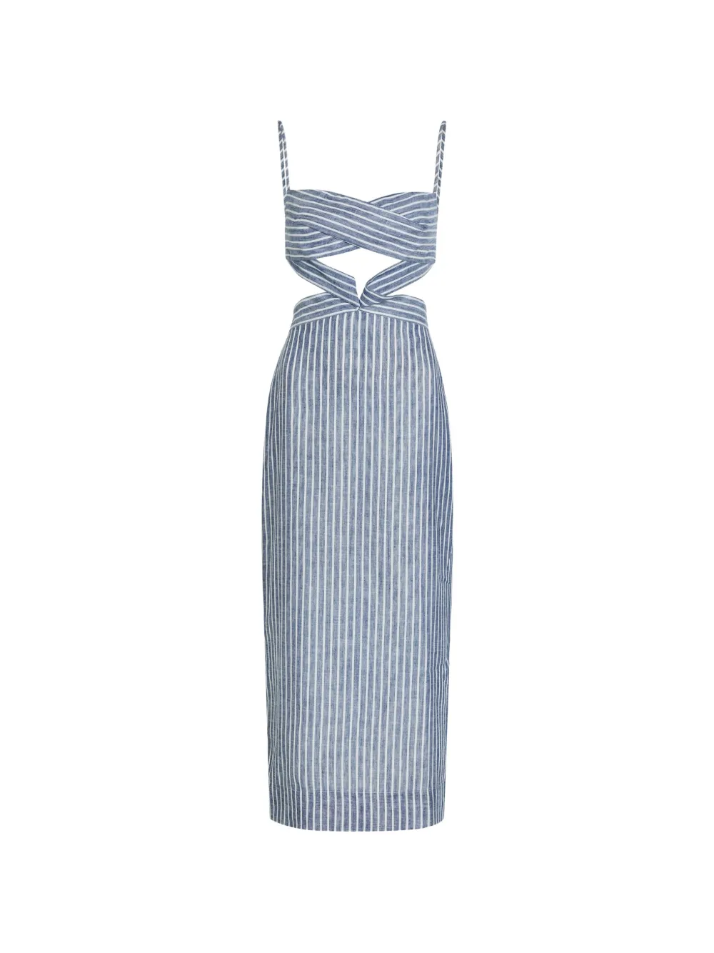 ANDRES OTALORA Recuerdos midi dress - Blu