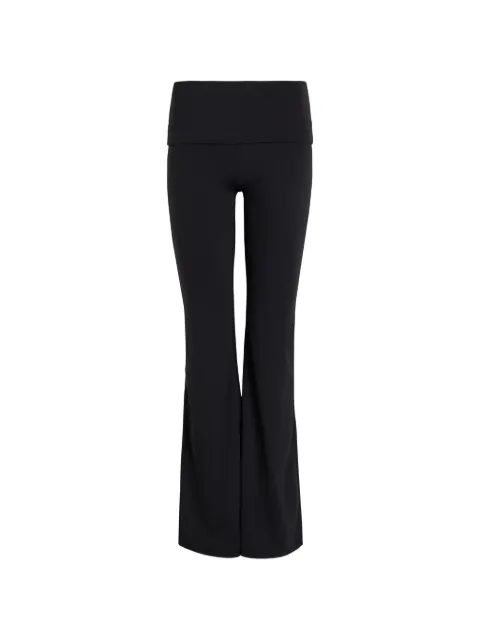 Tala fold-over flared trousers