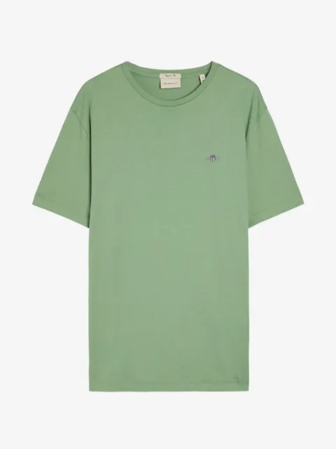 Gant t-shirt en coton à logo brodé