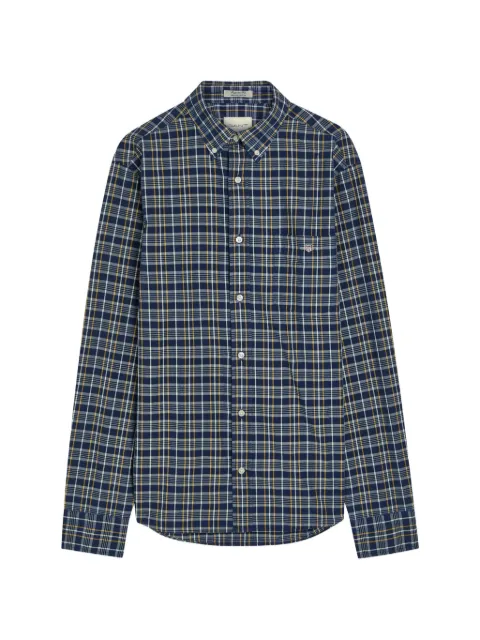 Gant check-pattern button-down shirt
