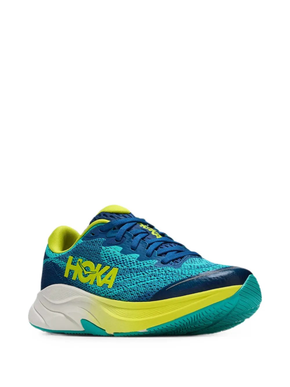 HOKA KIDS Rincon 4 lace-up sneakers Blauw
