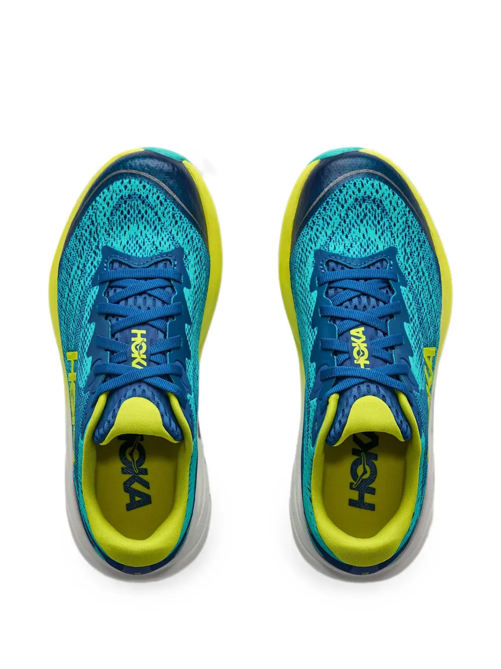 HOKA KIDS Rincon 4 lace-up sneakers Blauw