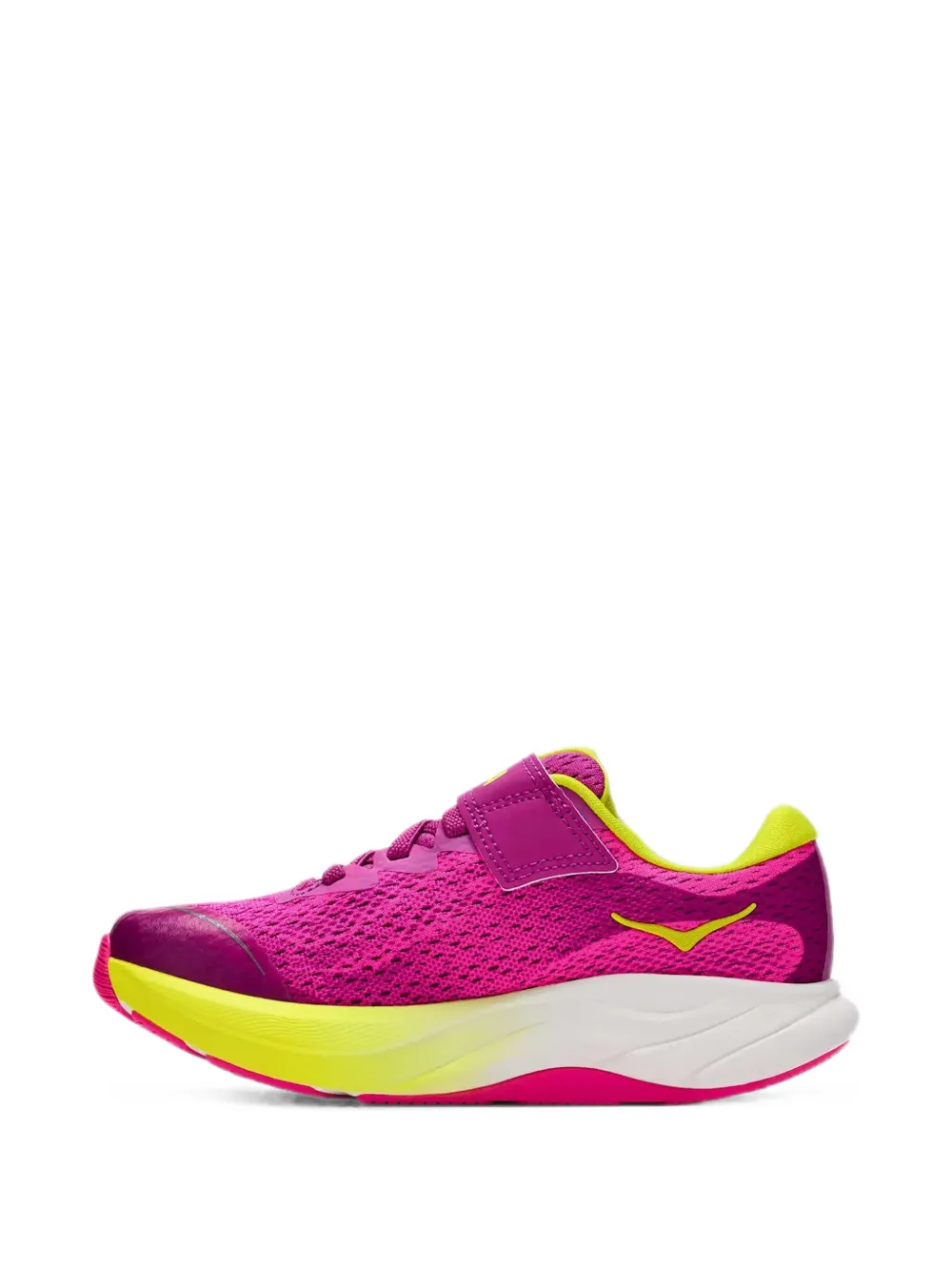 HOKA KIDS Rincon 4 touch-strap mesh sneakers Roze
