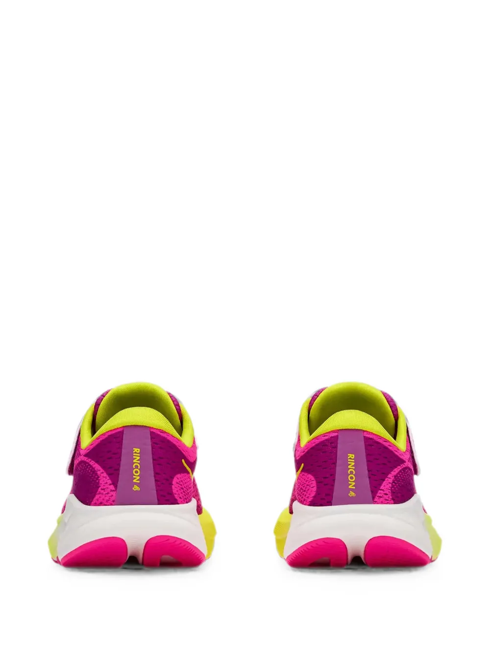 HOKA KIDS Rincon 4 touch-strap mesh sneakers Roze