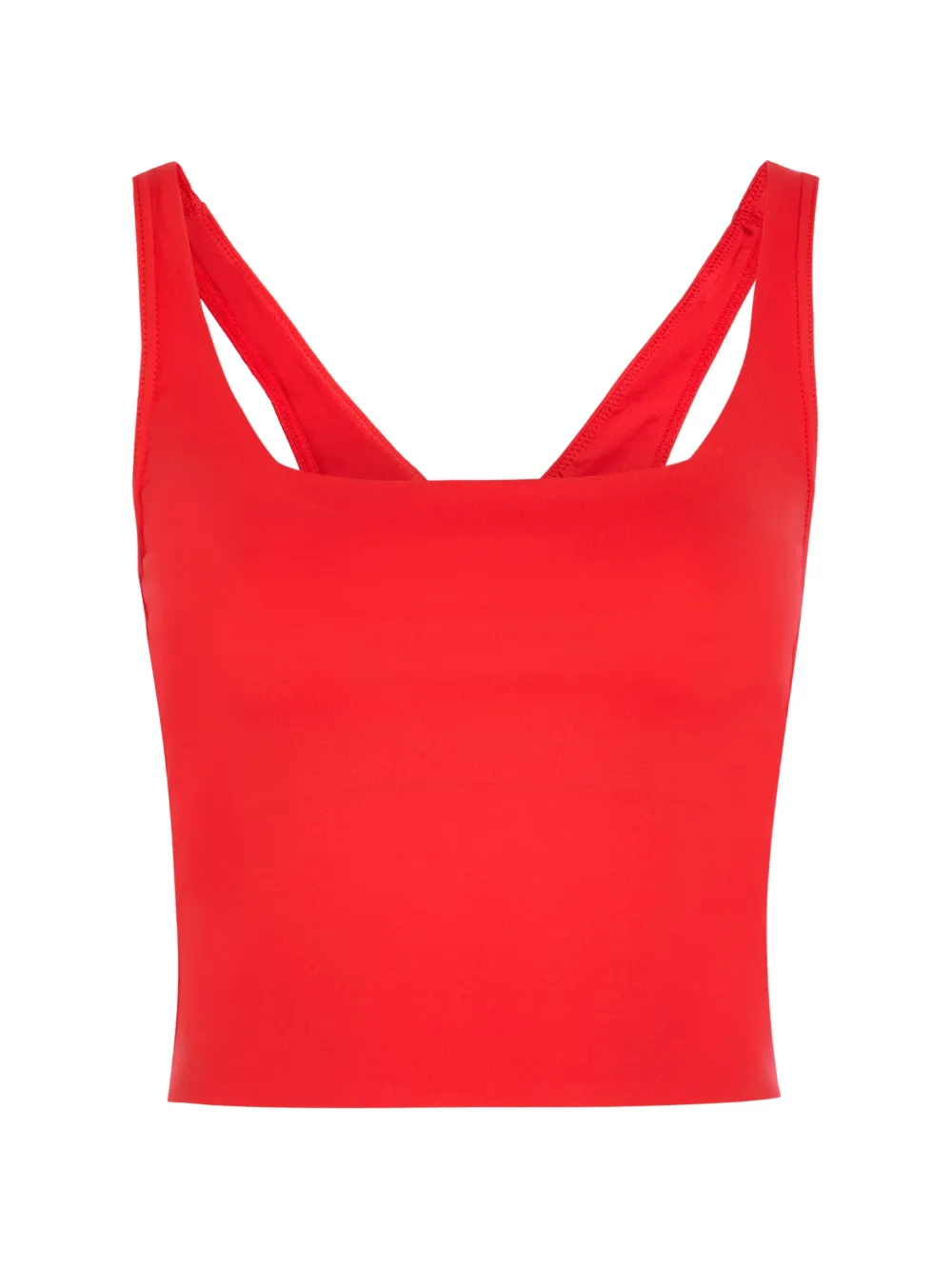SPENCE Martina crossover tank top Rood