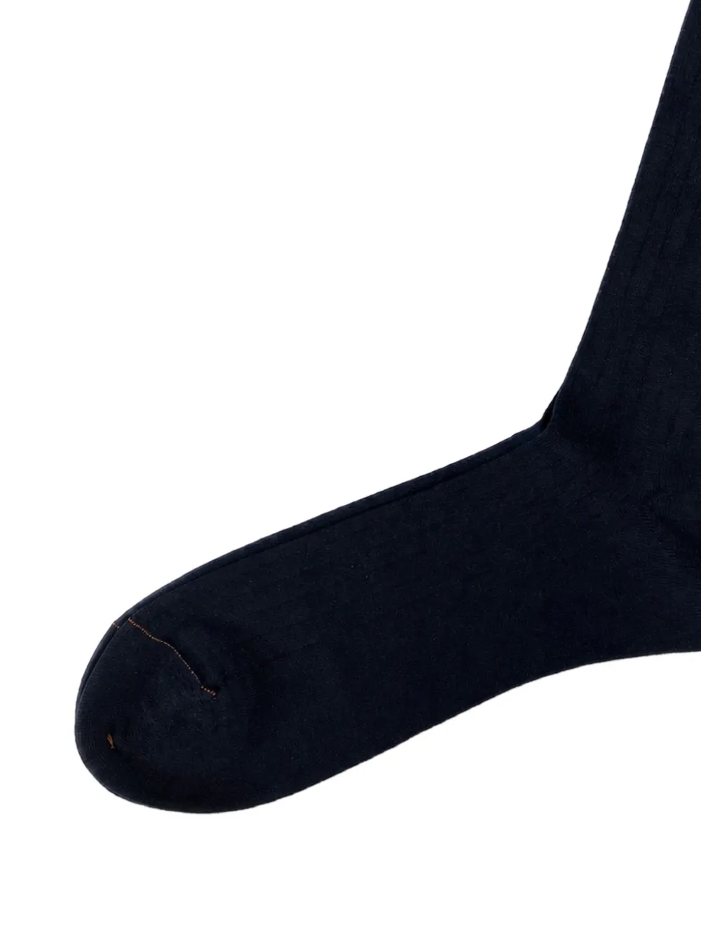 Zegna Ribgebreide sokken Blauw