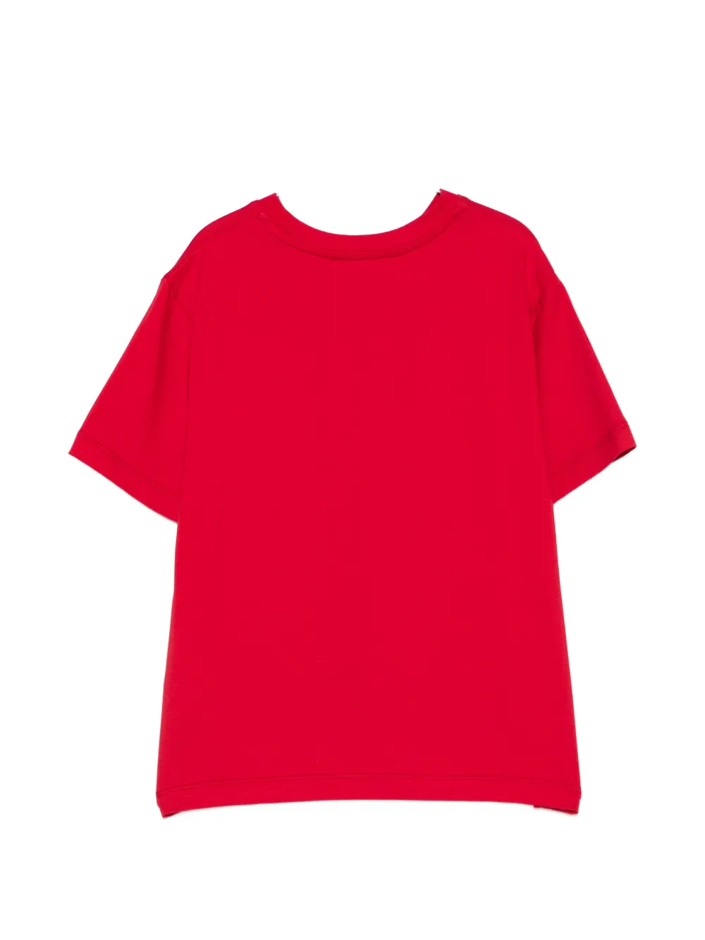 Elisabetta Franchi La Mia Bambina T-shirt met logoprint Rood