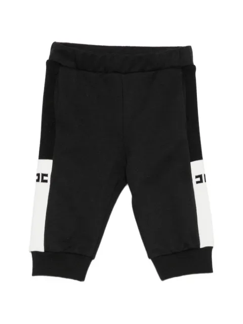Elisabetta Franchi La Mia Bambina pants con logo estampado y rayas laterales