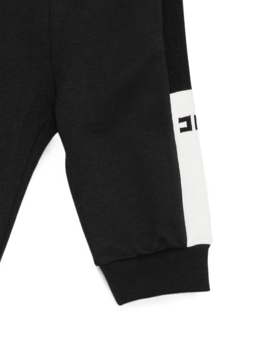 Elisabetta Franchi La Mia Bambina Trainingsbroek met logoprint Zwart