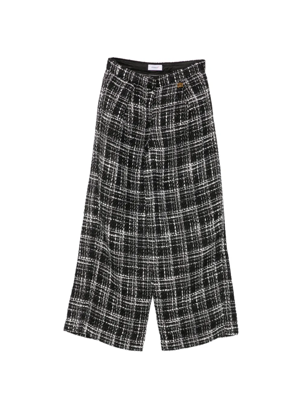 Pinko Kids wide-leg trousers - Nero