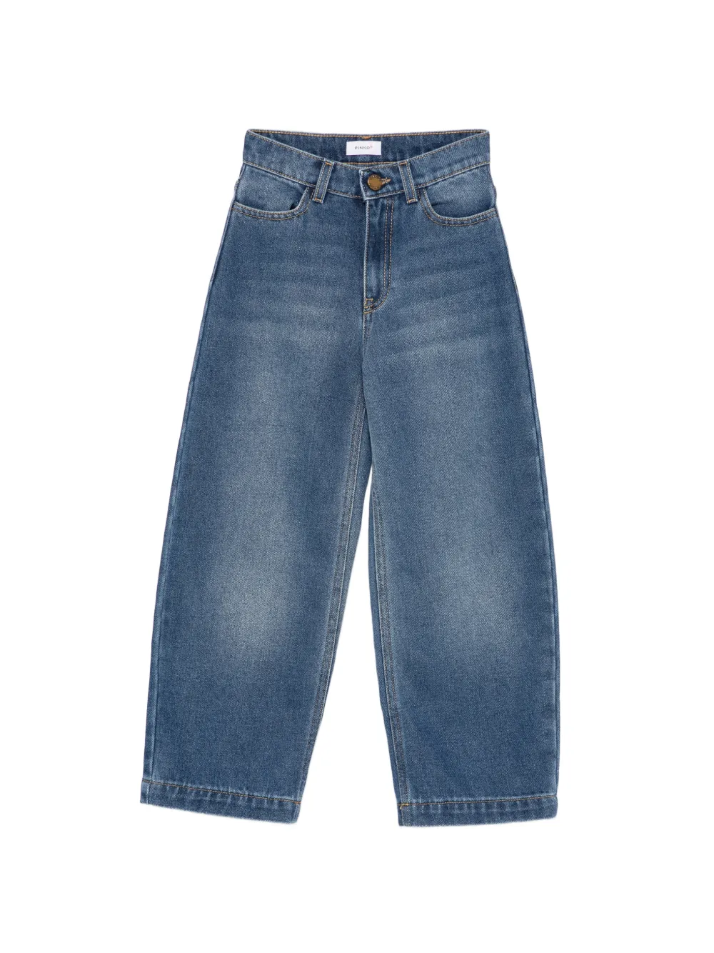 Pinko Kids belt-loop jeans - Blu