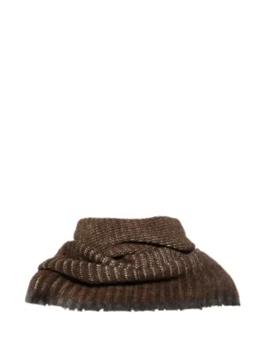 Ralph Lauren RRL Leather Bandana Slider | Brown | FARFETCH