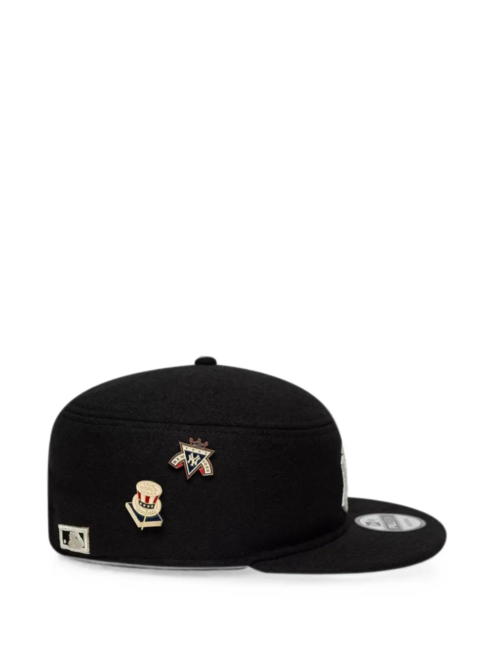 NEW ERA CAP New York Yankees MLB Cooperstown pet met geborduurd logo Zwart