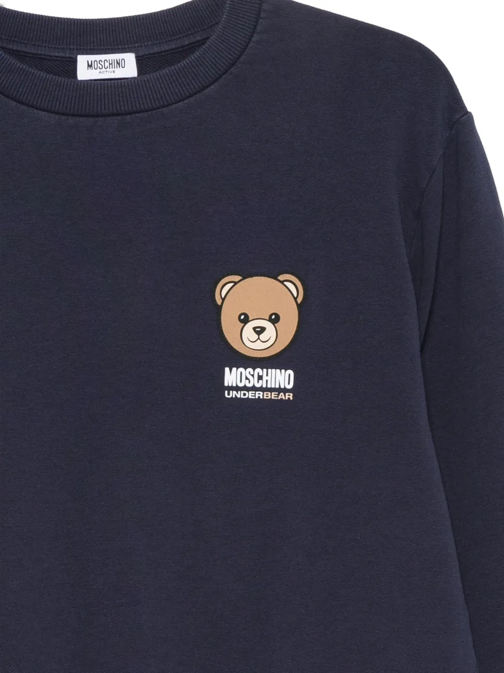 Moschino Teddy Bear long-slevee sweatshirt Blauw