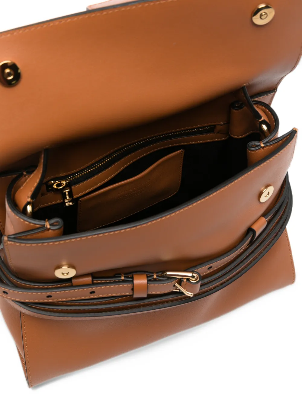 Moschino belt-detail tote bag Bruin