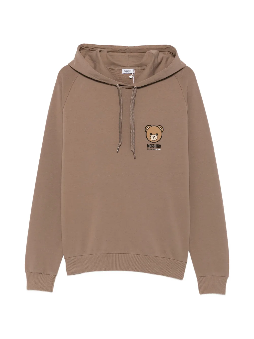 Moschino Teddy Bear-patch hoodie Beige