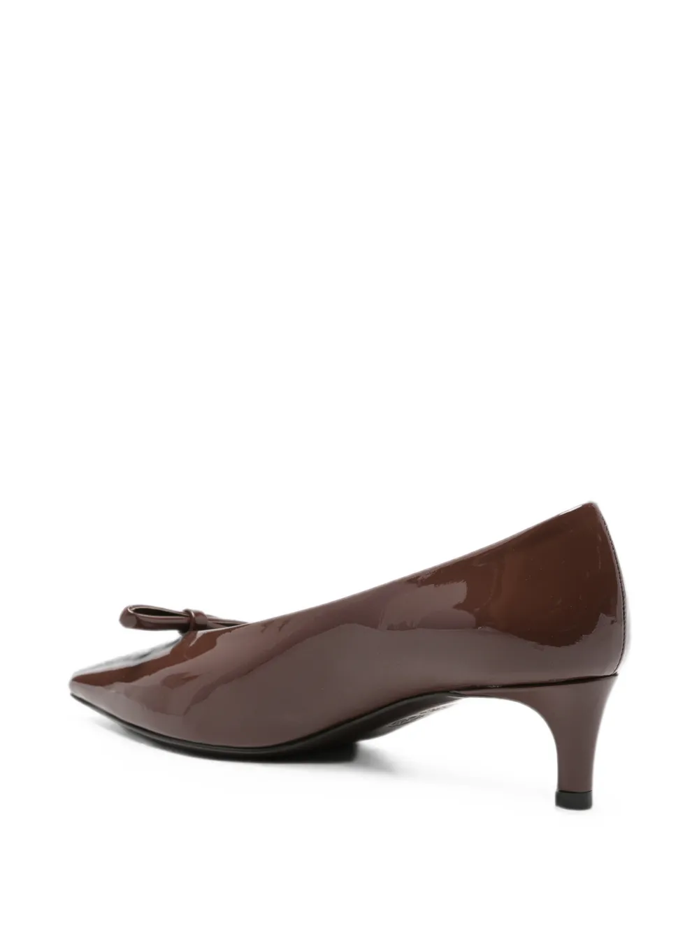 Roberto Festa bow-detail patent-finish leather heeled pumps Bruin