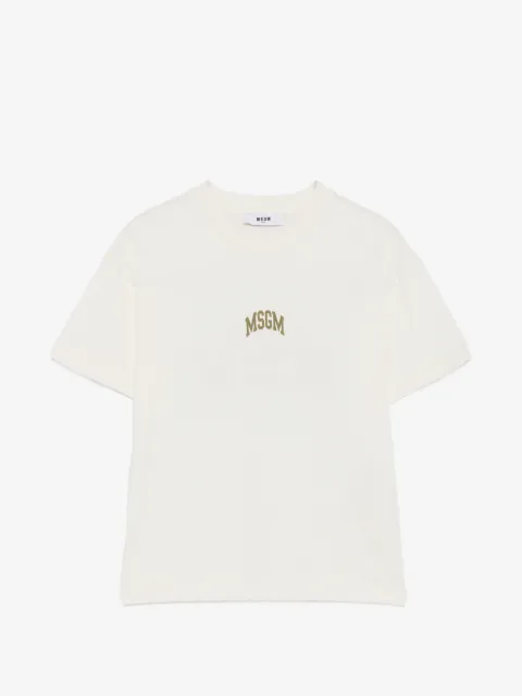 MSGM Kids logo-print T-shirt