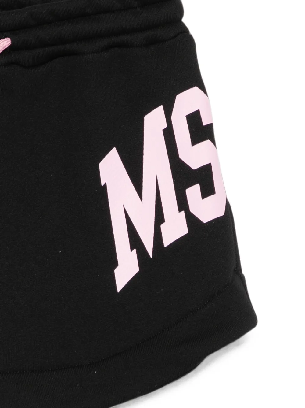 MSGM Kids Rok met logoprint Zwart