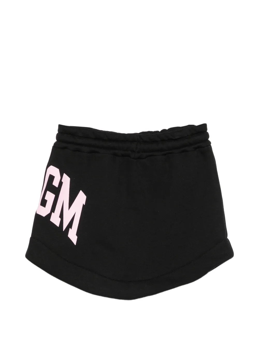 MSGM Kids Rok met logoprint Zwart