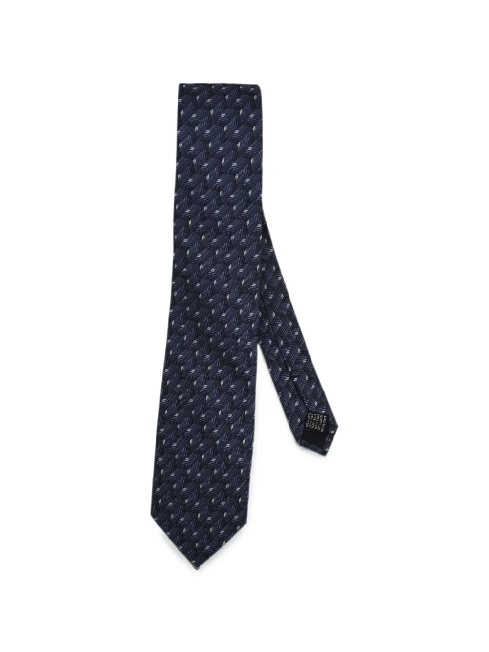 Pal Zileri geometric-pattern tie - Blau