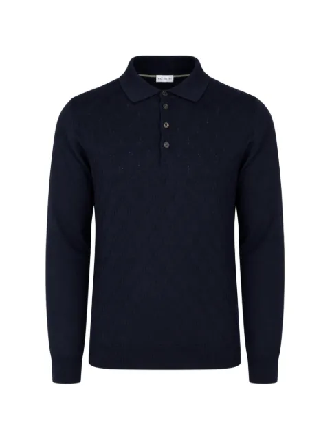 Pal Zileri long-sleeve wool polo shirt