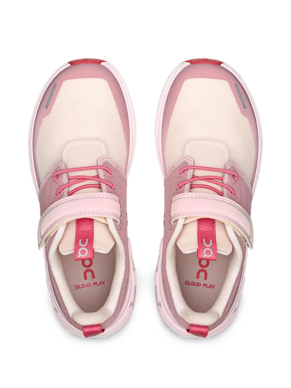 on running kids Cloud Play 2 touch-strap sneakers Roze