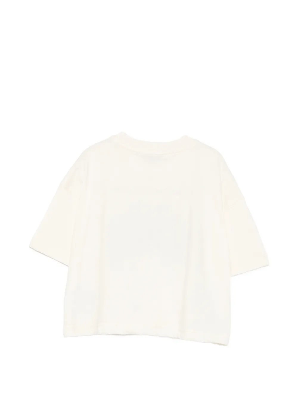 MSGM Kids T-shirt met logoprint Beige
