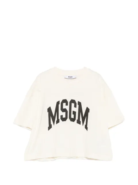 MSGM Kids logo-print T-shirt