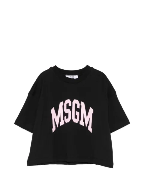 MSGM Kids logo-print T-shirt