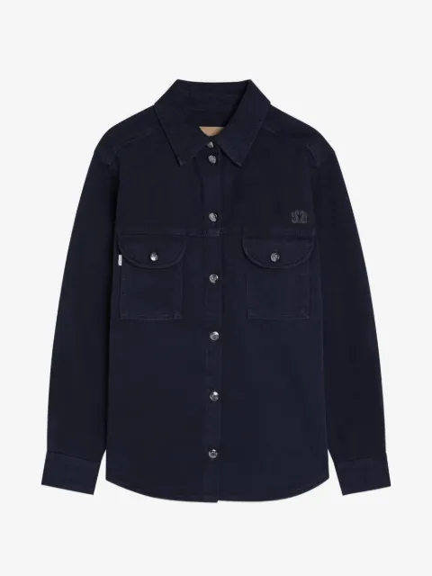 Blazé Milano camisa vaquera Berber con logo bordado