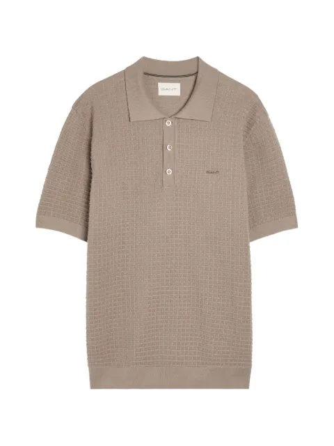 Gant short-sleeve cotton polo shirt