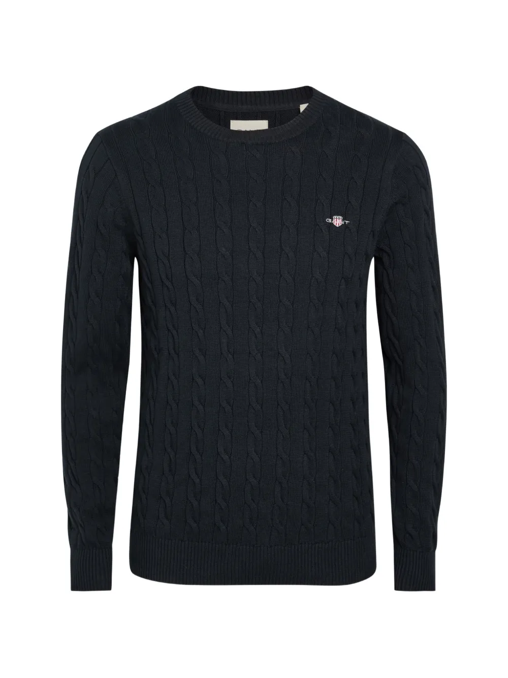 Gant cable-knit cotton sweater - Blau