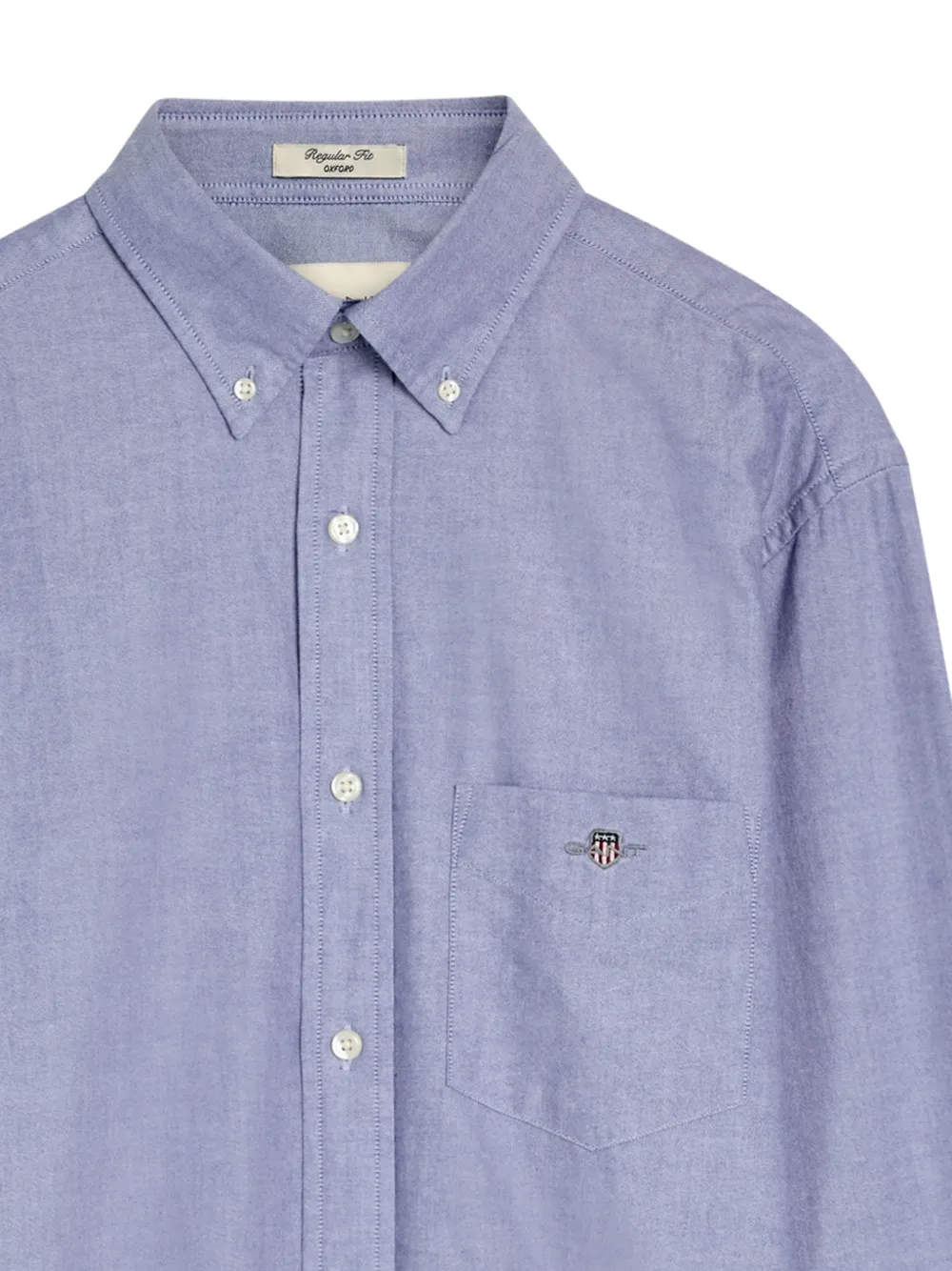 Gant Classic Oxford button-down overhemd met geborduurd logo Blauw
