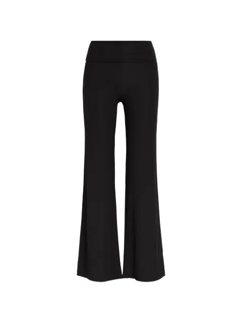 Tala ribbed flare-leg trousers