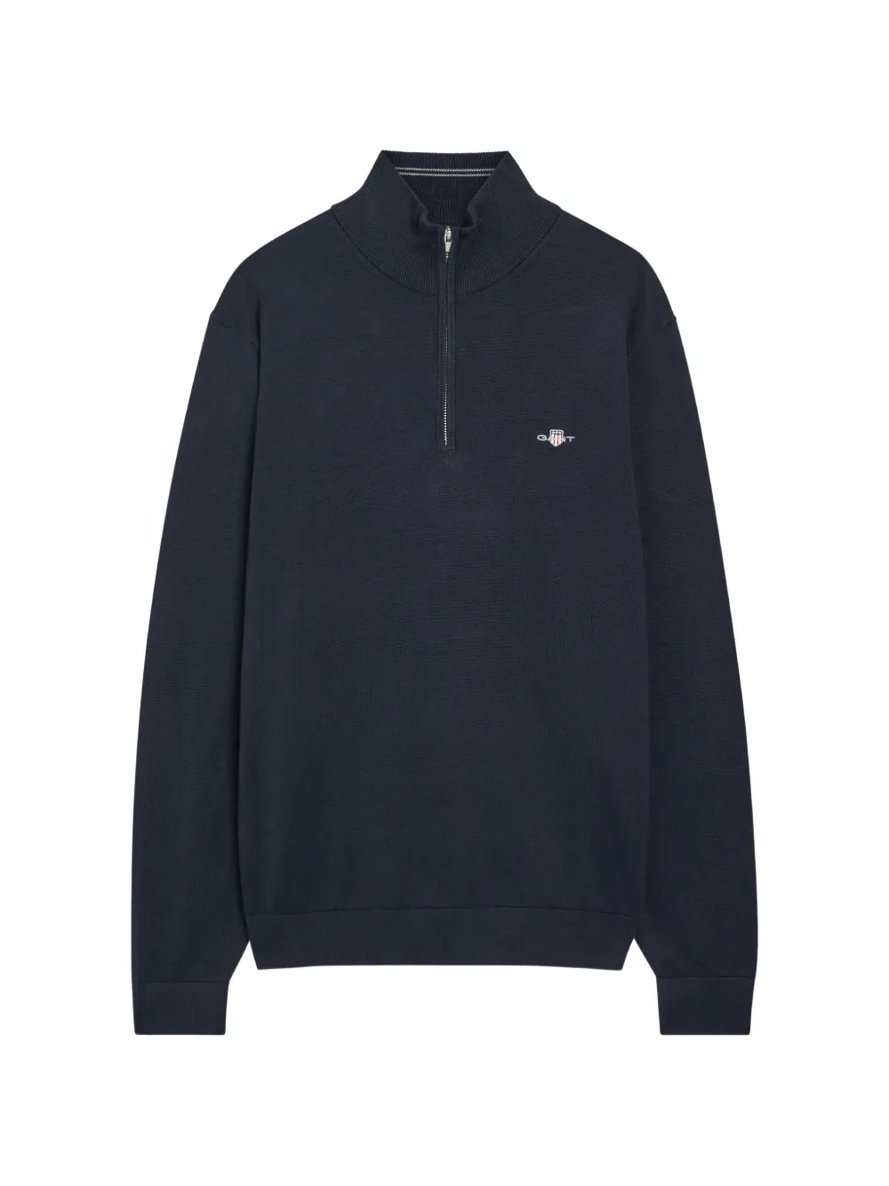 Gant half-zip logo-embroidered sweater | Blue | Image 1